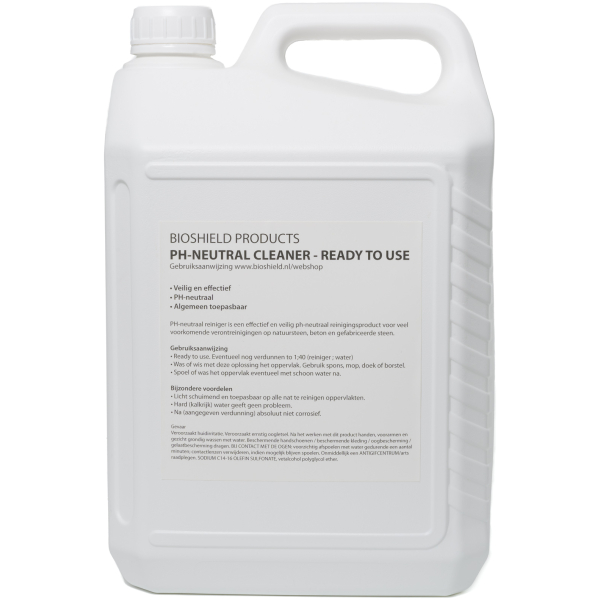 Ready to use ph-neutral cleaner 5l - bioshield