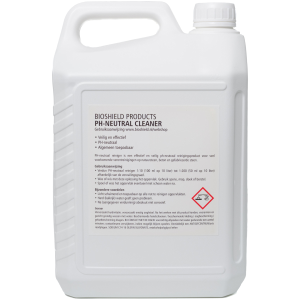 Ph neutral cleaner – powerful concentrate 5l - bioshield